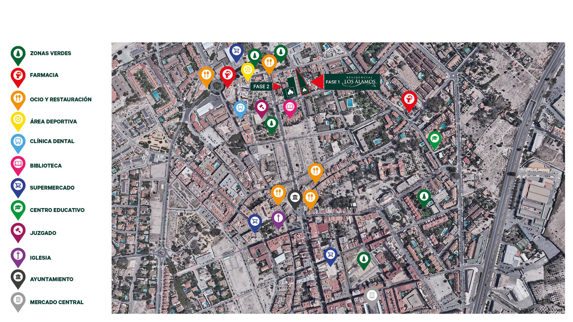 Mapa de ubicación de la nueva promoción de viviendas en San Juan de Alicante
