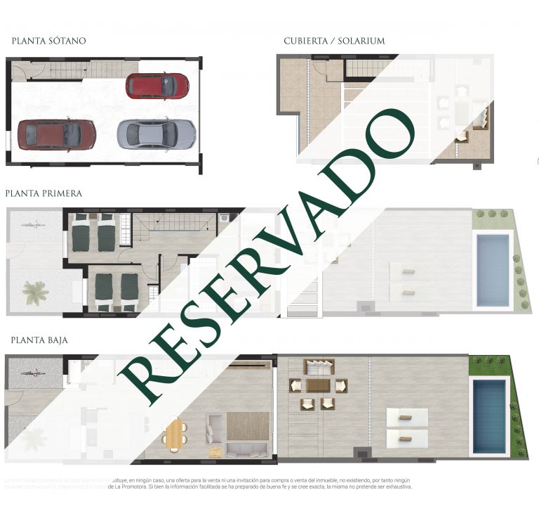 Plano comercial de una vivienda en San Juan de Alicante